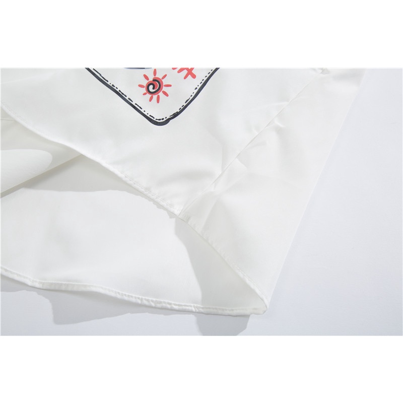 Áo Sơ Mi Tay Ngắn Dáng Rộng In Họa Tiết Hoạt Hình Phong Cách Hàn Quốc Thời Trang Mùa Hè 2022 Cho Nam