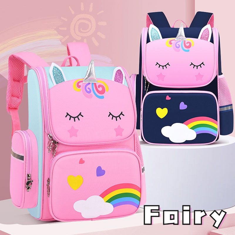 Ba Lô Đi Học Sức Chứa Lớn In Họa Tiết Hoạt Hình Dễ Thương Cho Học Sinh Tiểu Học