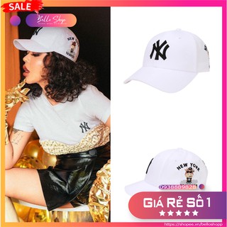 Mũ/nón lưỡi trai m.l.b ny yankees baseball cap white n09