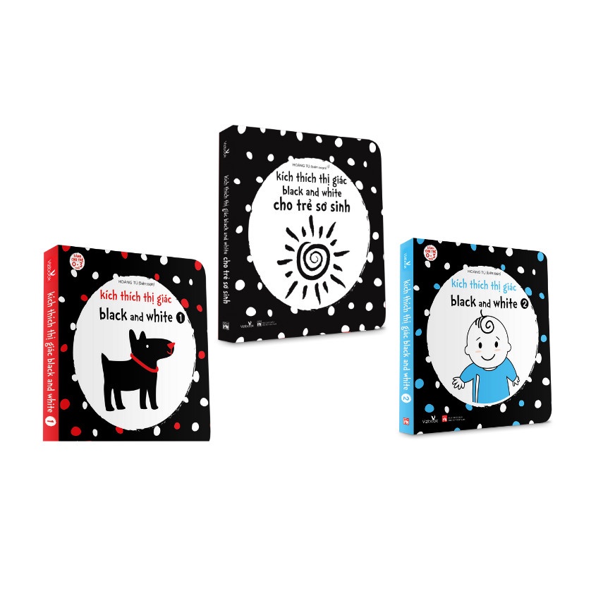Sách - Kích thích thị giác black and white cho trẻ sơ sinh - Lật mở zigzag