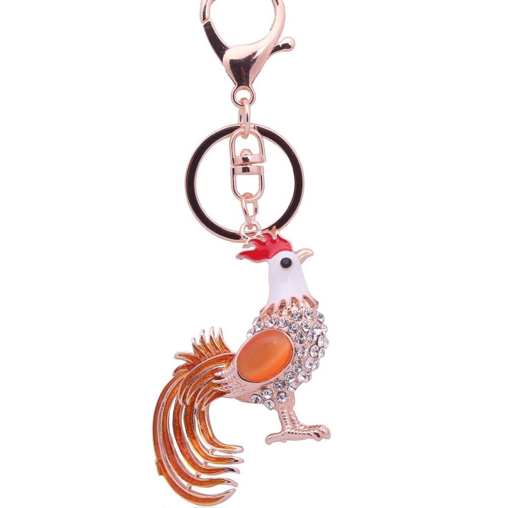 Móc Khóa Hình Gà Trống Xinh Xắn