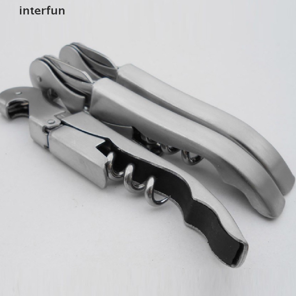 Dụng cụ khui nắp chai rượu bằng thép không gỉ đa năng tiện dụng cho nhà bếp quầy bar