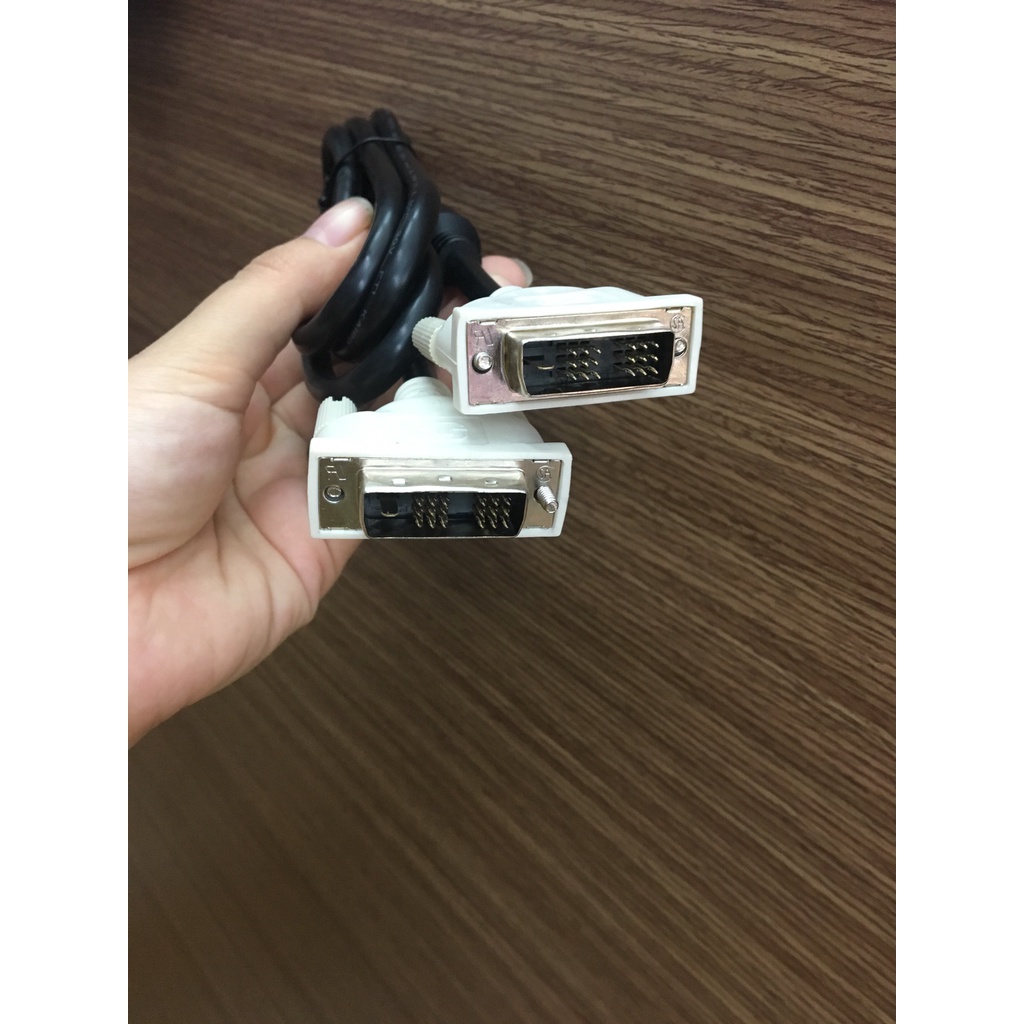 Cáp DVI To DVI (18 +1) Zin Bóc Máy, Mới 100%, Dài 1.5m- Mới 100%- Cáp tín hiêu