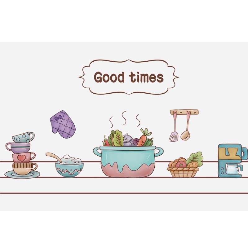 Miếng Giấy Dán Tường Nhà Bếp Cách Nhiệt Chống Dầu Mỡ, Chịu Nhiệt - Decal Dán Bếp Họa Tiết 3D (90x60cm) | BigBuy360 - bigbuy360.vn