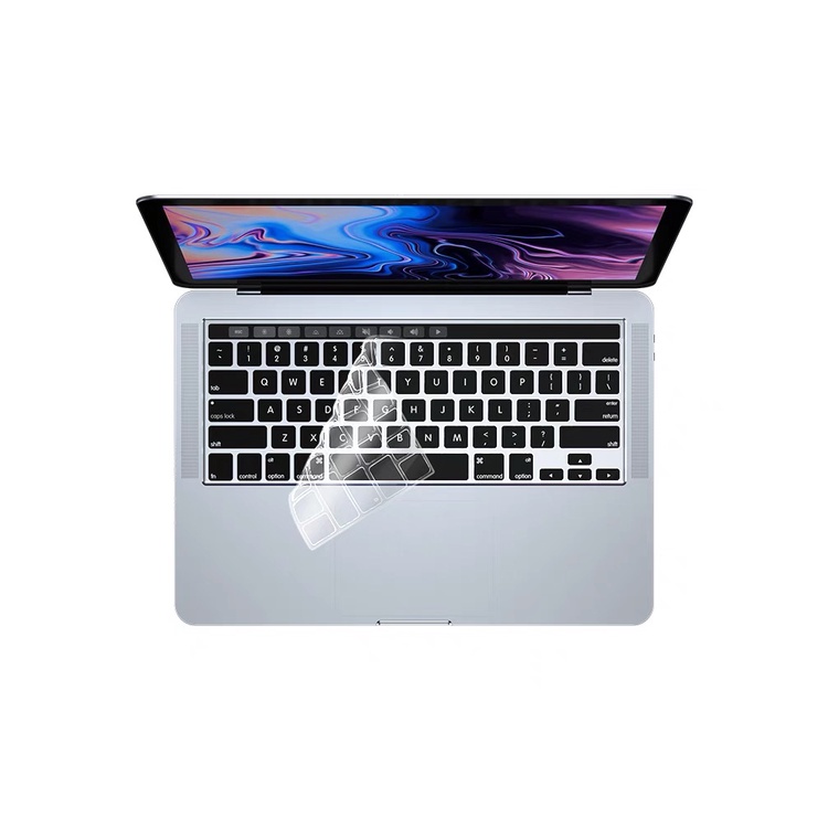 Vỏ bàn phím TPU siêu mỏng trong suốt + phụ kiện vỏ phù hợp với MacBook Pro 14-inch 2021 M1 A2442 mới / MacBook Pro 16-inch 2021 M1 Max A2485