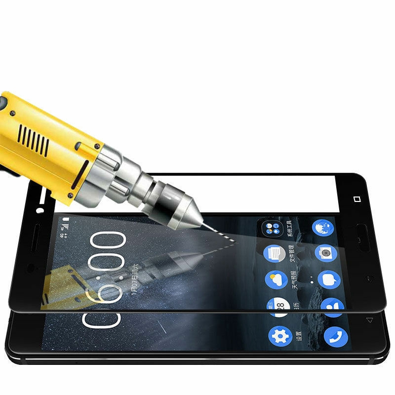 Kính cường lực bảo vệ toàn màn hình điện thoại Nokia 3 5 6 9H cao cấp