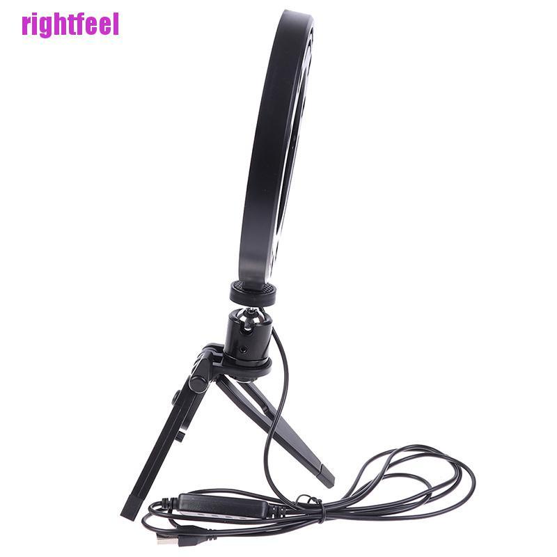 Rightfeel 6 " LED Ring Light Lamp Selfie Camera Live Dimmable Phone Studio Photo Video