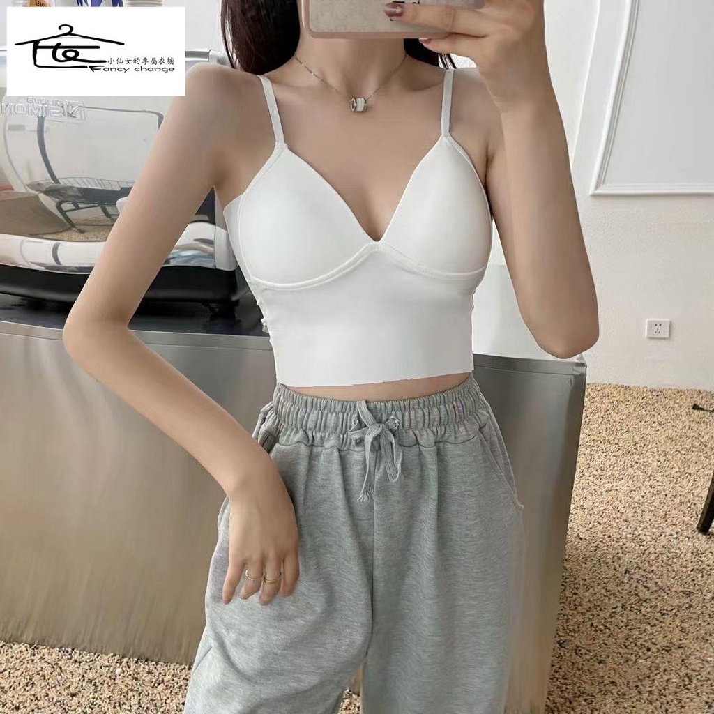 Áo Lót Lụa Không Gọng Chống Chói Thời Trang Hàn Quốc Cho Nữ