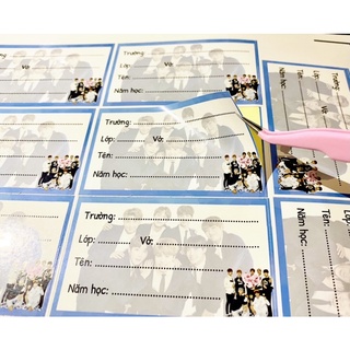 20 Nhãn vở BTS