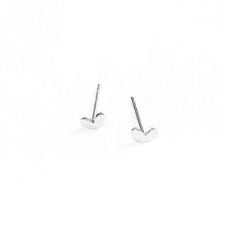 Khuyên Tai Bạc Blue Peach Tini Heart KT340