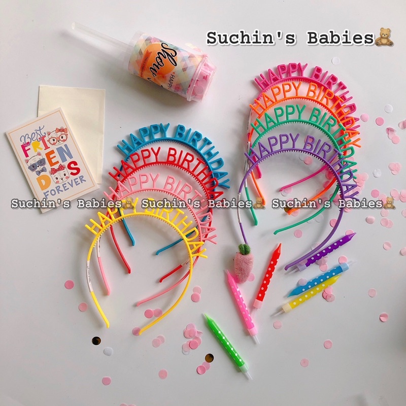 Bờm tóc HAPPY BIRTHDAY Suchin