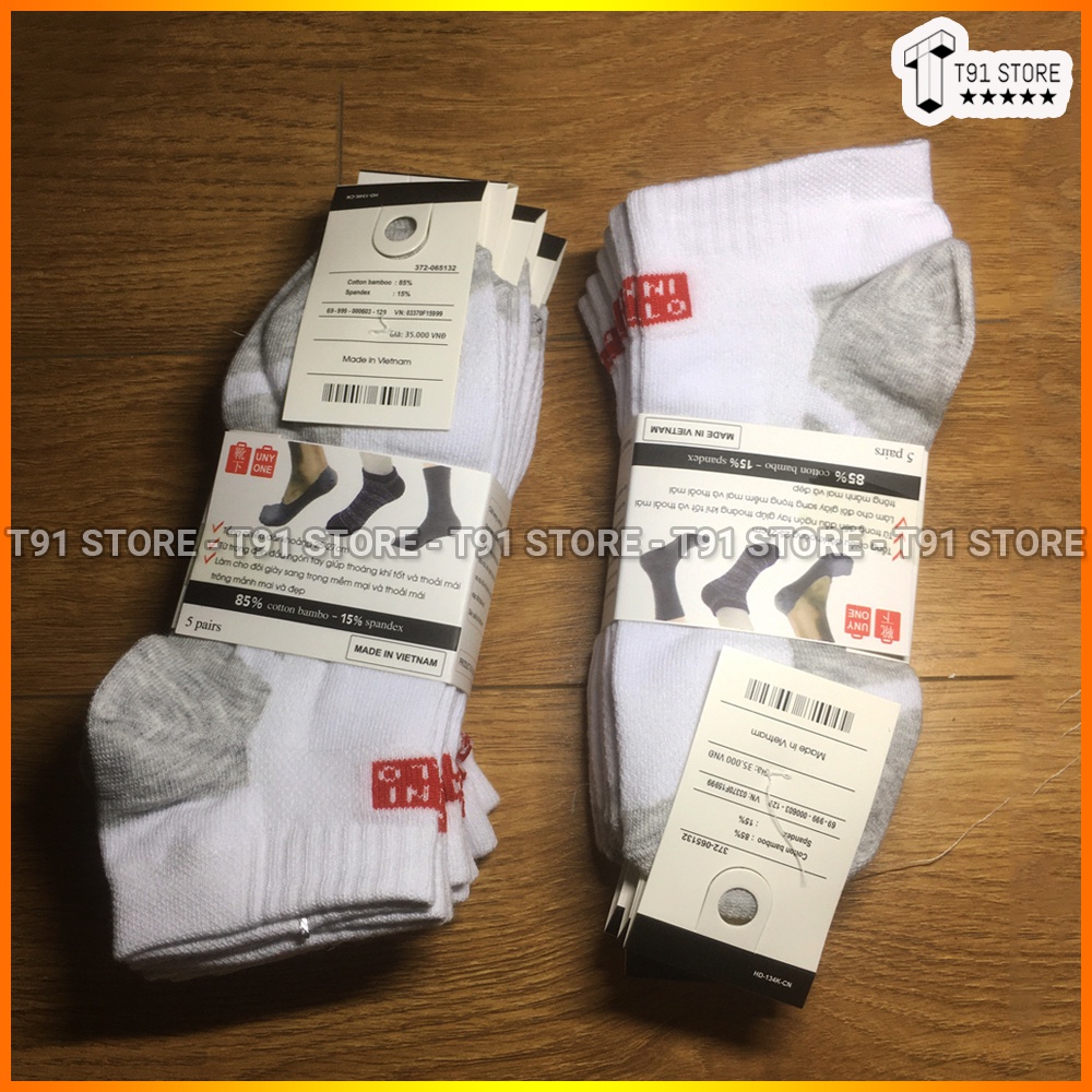 Combo 10 đôi Tất Uniqlo 🧦FREESHIP🧦 Tất Uniqlo cổ ngắn chất cotton - Hàng cao cấp - Kháng khuẩn , khử mùi, co giãn tốt