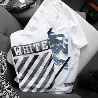 Áo Thun Cotton Co Dãn Unisex Off White