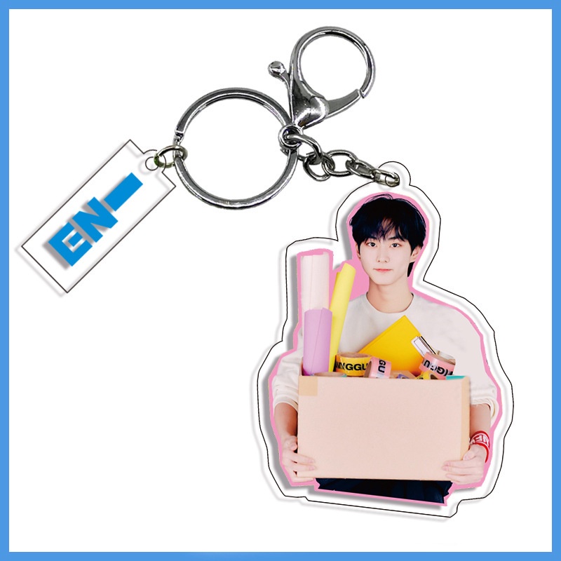 ENHYPEN Album Keychain SUNOO JUNGWON SUNGHOON JAKE JAY Acrylic Pendant