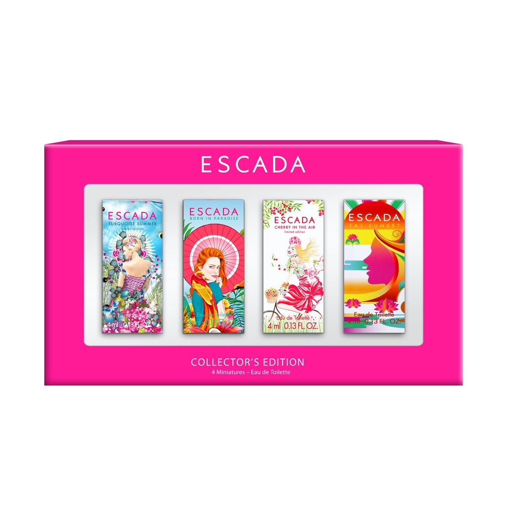 Set 4 nước hoa n Escada Collector’s Edition 4 Piece Mini Gift Set for Women