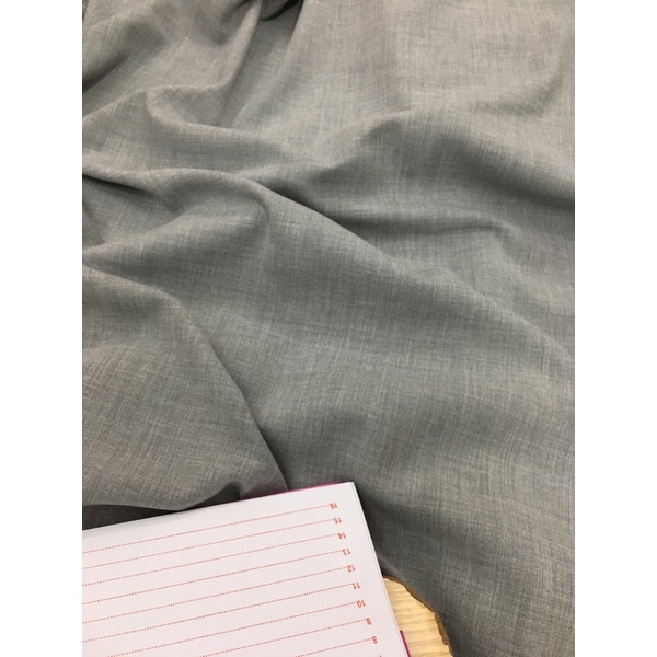 Vải đũi Hàn ghi xám đẹp may vest