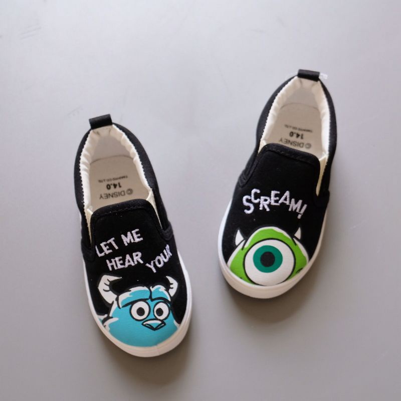 Giày Lười Canvas YT3 Họa Tiết Hoạt Hình Toy Story TY3 Cho Bé