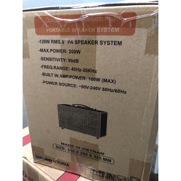 Loa karaoke xách tay chính hãng Soundbox GL8092