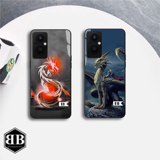 ỐP lưng kính cường lực OPPO RENO 7Z 5G ( RENO7 Z ) ( RENO 7 Z ) ( RENO7Z ) hình rồng