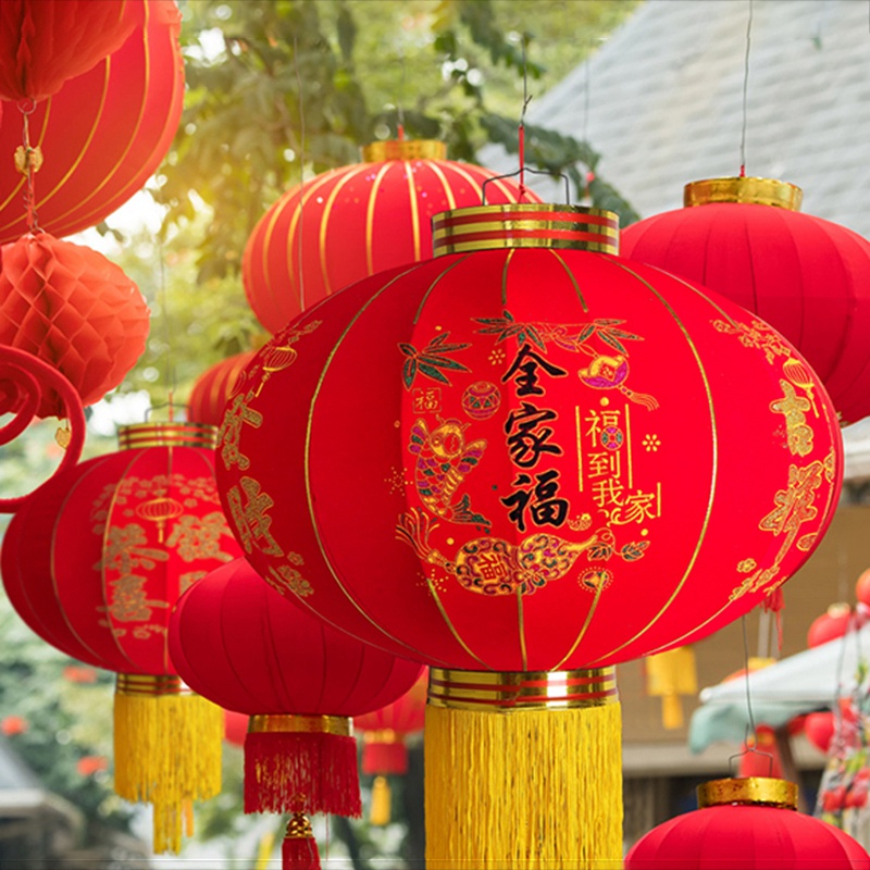 Lồng Đèn Đỏ Treo Trang Trí Lễ Hội / Đám Cưới / Năm Mới 2023 CNY
