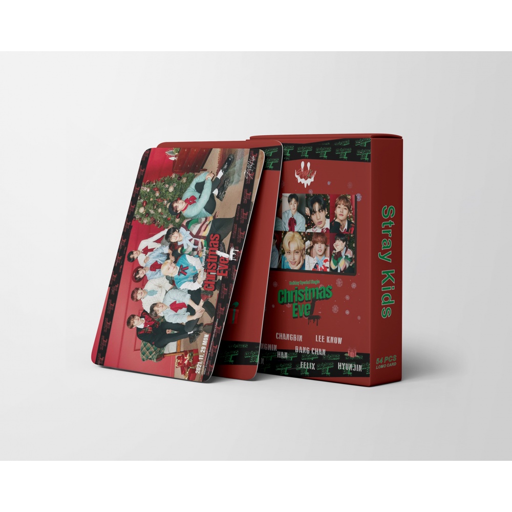 Set 54 Tấm Thẻ Ảnh Lomo Nhóm Nhạc Kpop StrayKids