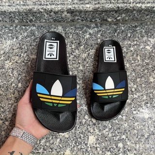 Dép lê 𝐀𝐃𝐈𝐃𝐀𝐒 nam nữ , dép quai ngang 3 lá hàng xuất dư đế kếp unisex  - Kuro official