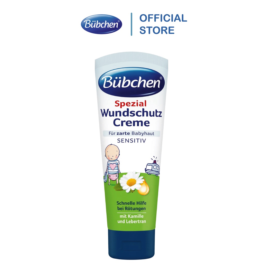 Kem hăm tã cho trẻ sơ sinh bubchen baby wundschutz creme 75ml - ảnh sản phẩm 1