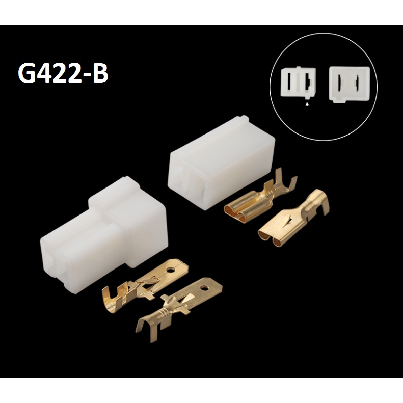 G422-Giắc cắm Dòng điện cao 7.8MM 2 lỗ