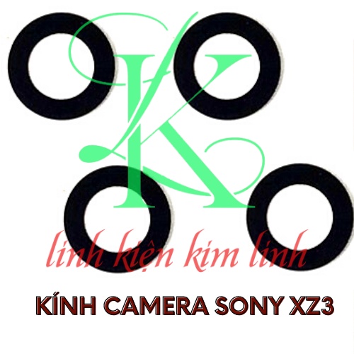 Kính camera sony xz3 có sẵn keo dán ( Kính camera của sony XZ3 )