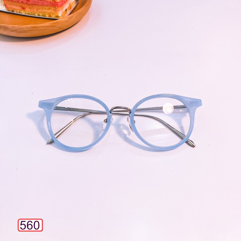 MẮT KÍNH GỌNG CẬN FORM TRÒN KIM LOẠI CHÂN VÀNG 560 SANG CHẢNH CỰC HOT | BigBuy360 - bigbuy360.vn