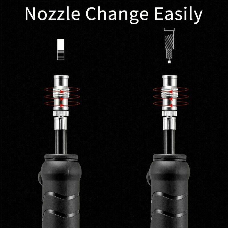 【Fulfilled by Shopee】Thiết bị bơm bánh xe đạp ROCKBROS mini phù hợp kép với Presta Schrader bằng hợp kim nhôm