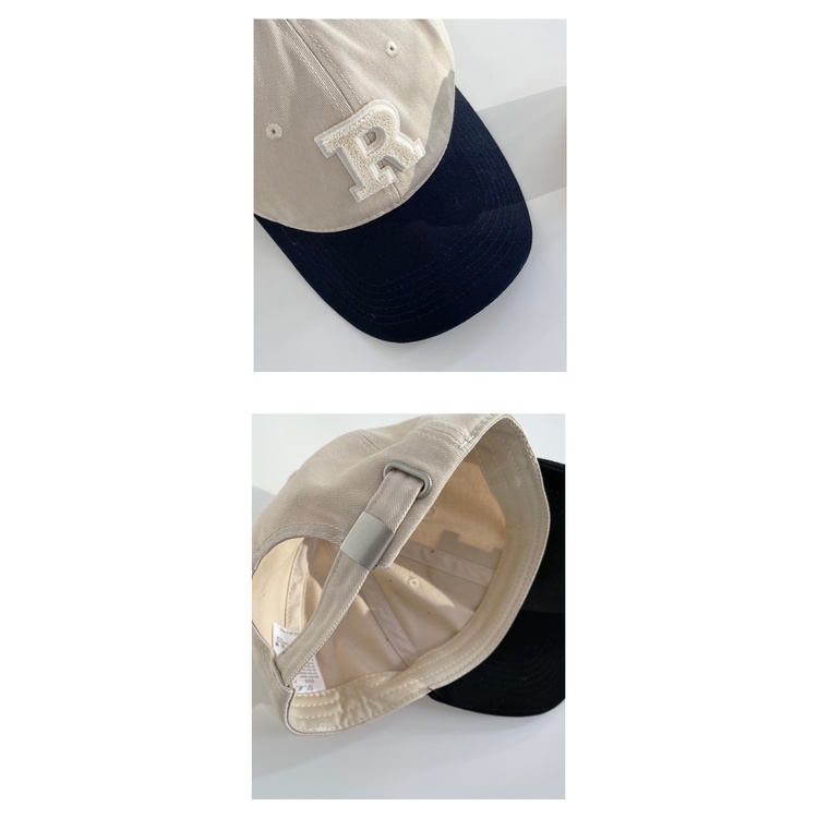 Mũ Lưỡi Trai Che Nắng Phối Màu Sắc Tương Phản Phong Cách Hàn Quốc Thời Trang Mùa Hè