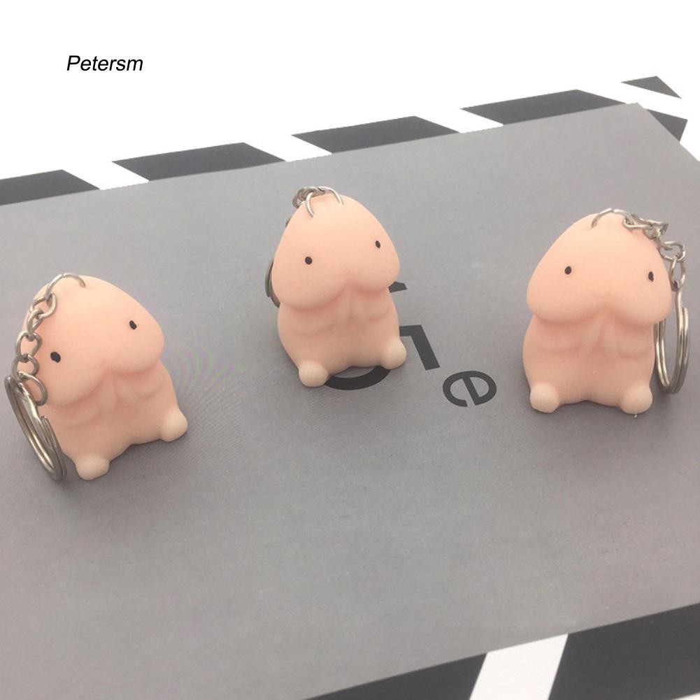 Móc khóa gắn đồ chơi mềm độc đáo vui nhộn