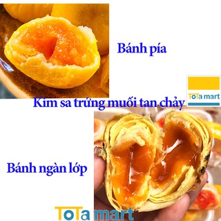 (NSX 06/2022) -1 cái bánh trứng muối tan chảy Đài Loan/ bánh kim sa trứng muối.