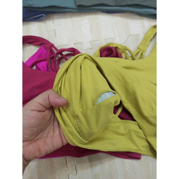 Bra gym/ Áo tập Re a trơn 02, hàng xuất xịn