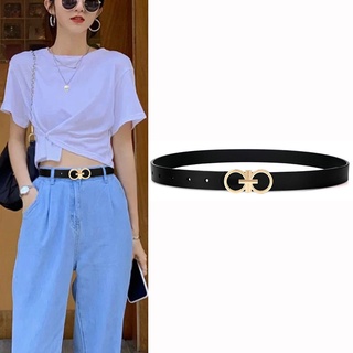 Thắt lưng nữ Nutushop da thật hàng cao cấp kiểu dáng thời trang cá tính - NT272