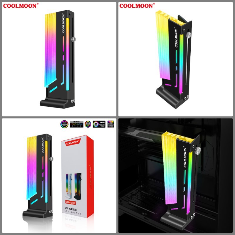 Giá đỡ Led Coolmoon GH2 chống xệ cong chân cho VGA