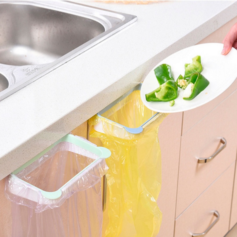 Giá Đỡ Treo Túi Rác Gắn Cửa Tủ Bếp Tiện Lợi