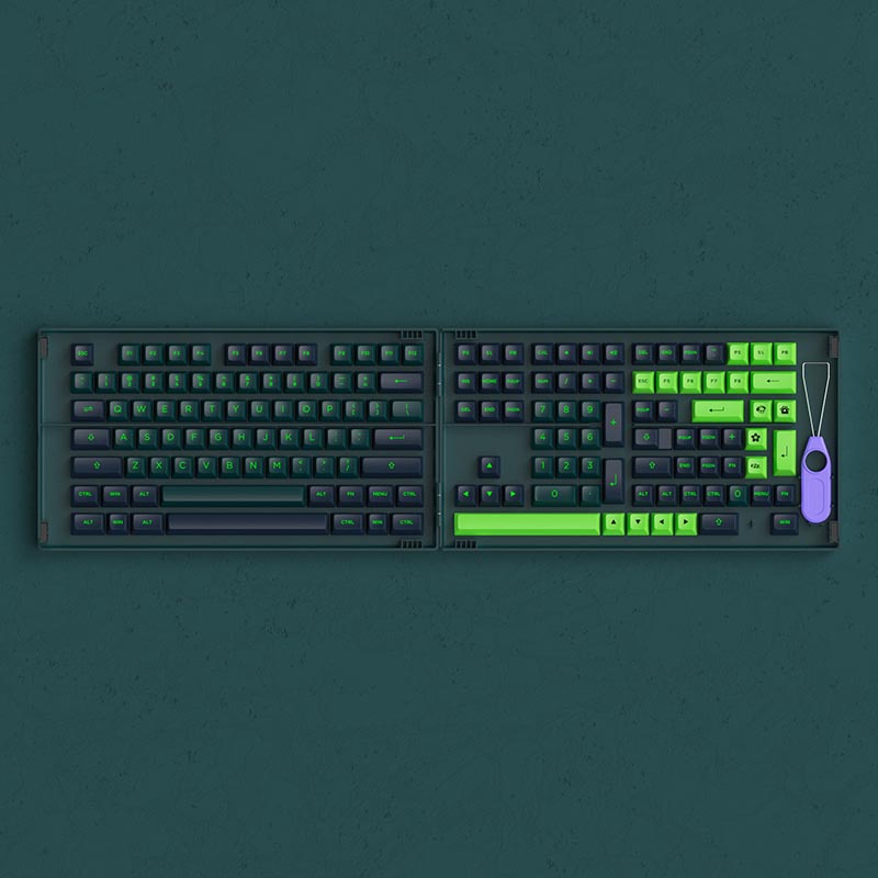 Bộ keycap phím cơ AKKO Keycap set – Wave Sonic (PBT Double-Shot/ASA profile/229 nút)