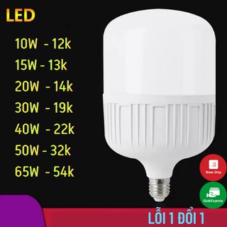Bóng Đèn Led Trụ Tròn Đui Xoáy Ánh Sáng Trắng Siêu Sáng Tiết Kiệm Điện ĐÈN DAIKI