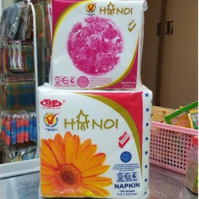 Giấy ăn Hà Nội Gói 100 Tờ