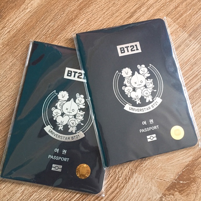 BT21 Sổ Pasport x CGV [ xách tay từ CGV Hàn Quốc{