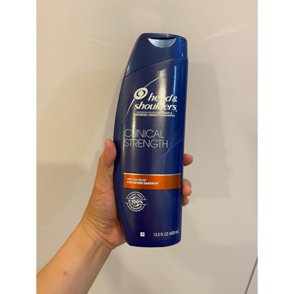 Dầu gội Head and Shoulder mỹ Clinical strength 💥𝑯𝑶𝑻 𝑯𝑶𝑻💥 400ML | BigBuy360 - bigbuy360.vn