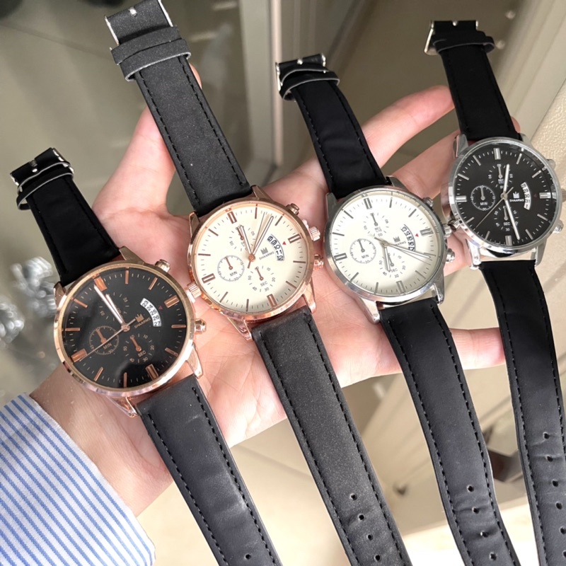 Đồng Hồ Nam Chính Hãng SHAARMS Dây Da Phong Cách Thời Trang Sang Trọng, Có Lịch Ngày Đẹp Giá Rẻ | BigBuy360 - bigbuy360.vn