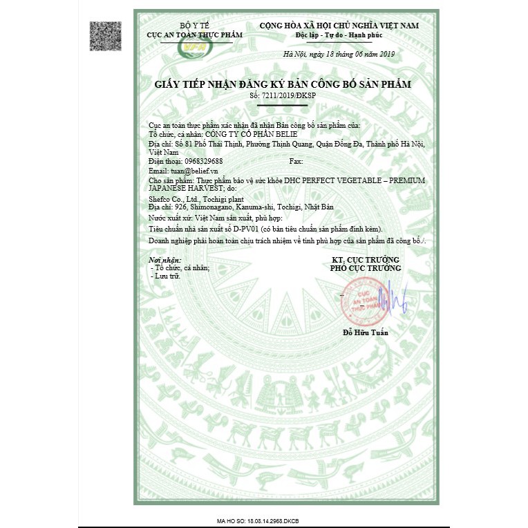 Vitamin tổng hợp DHC rau củ quả Nhật Bản | Thế Giới Skin Care