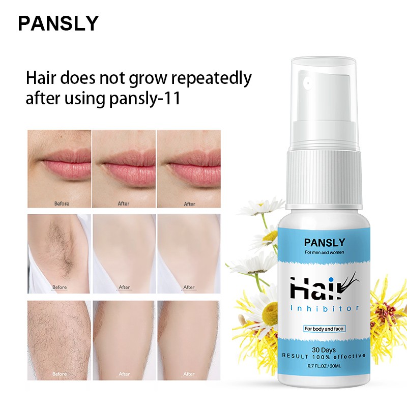 Xịt ức chế mọc lông PANSLY dịu nhẹ không kích ứng/Chai xịt ngăn mọc lông hỗ trợ tẩy lông không đau PANSLY | BigBuy360 - bigbuy360.vn