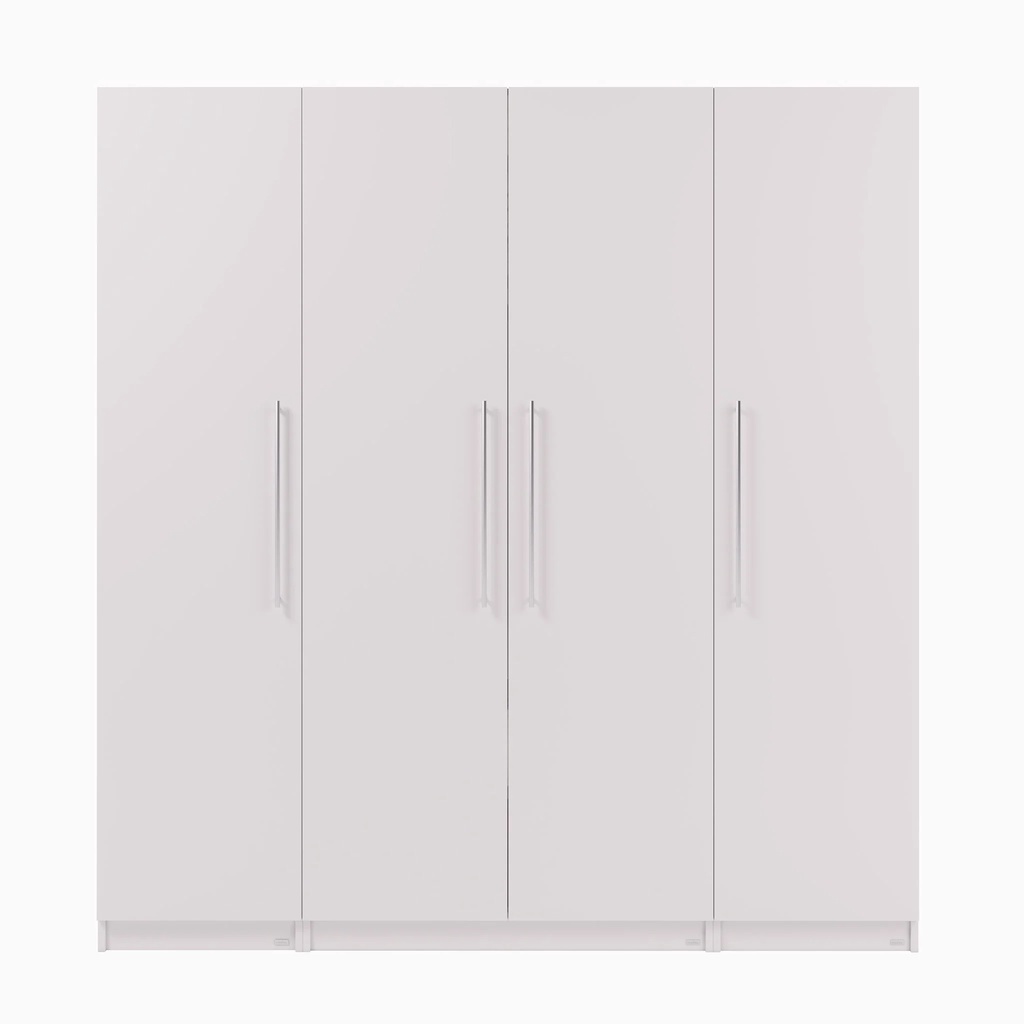 Set Tủ Quần Áo Gỗ MOHO VIENNA Tay Nắm 201 4 Cánh 4 Màu