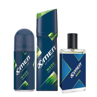 Combo Nước hoa Xmen 49ml+ Xịt khử mùi Xmen 150ml+ Lăm khử mùi XMen 50ml( Hương Wood- Sport)