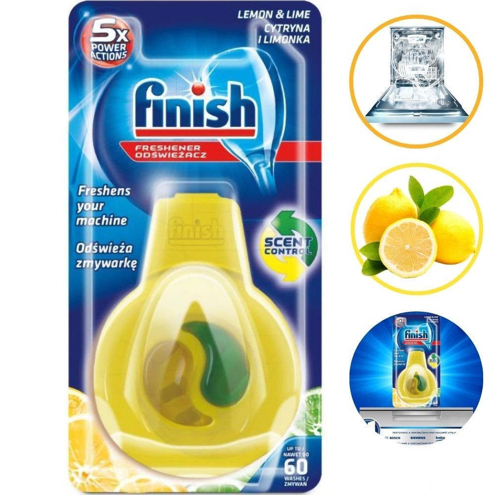 Treo Khử Mùi Máy Rửa Chén Bát Finish Hương Chanh Loại Bỏ Mùi Hiệu Quả Nhập Khẩu Châu Âu Chính Hãng 01 Sản Phẩm/vỉ