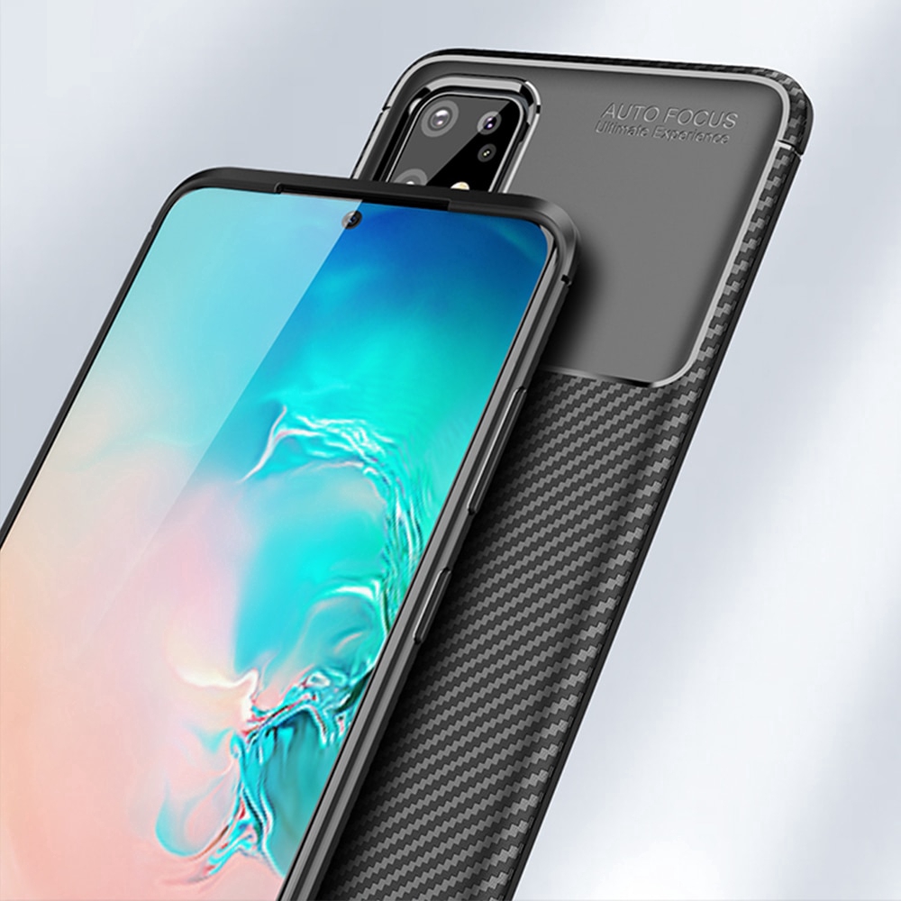 Ốp điện thoại sợi carbon chống sốc sang trọng cho Samsung Galaxy S20 S20 Ultra S 20 Plus 5G